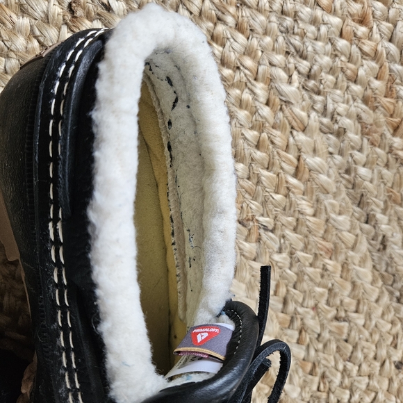 Women's L.L. Bean Boots Rubber Mocs Black Size 8 - Picture 6 of 7